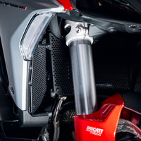 
              Evotech Ducati Multitrada V4 Kühlerschutz Radiator Guard Protection Radiateur Protezione Radiatore
            