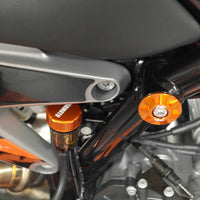 RSR Moto CNC KTM 790 890 Duke Rahmen Caps Bouchons Cadre Frame 5